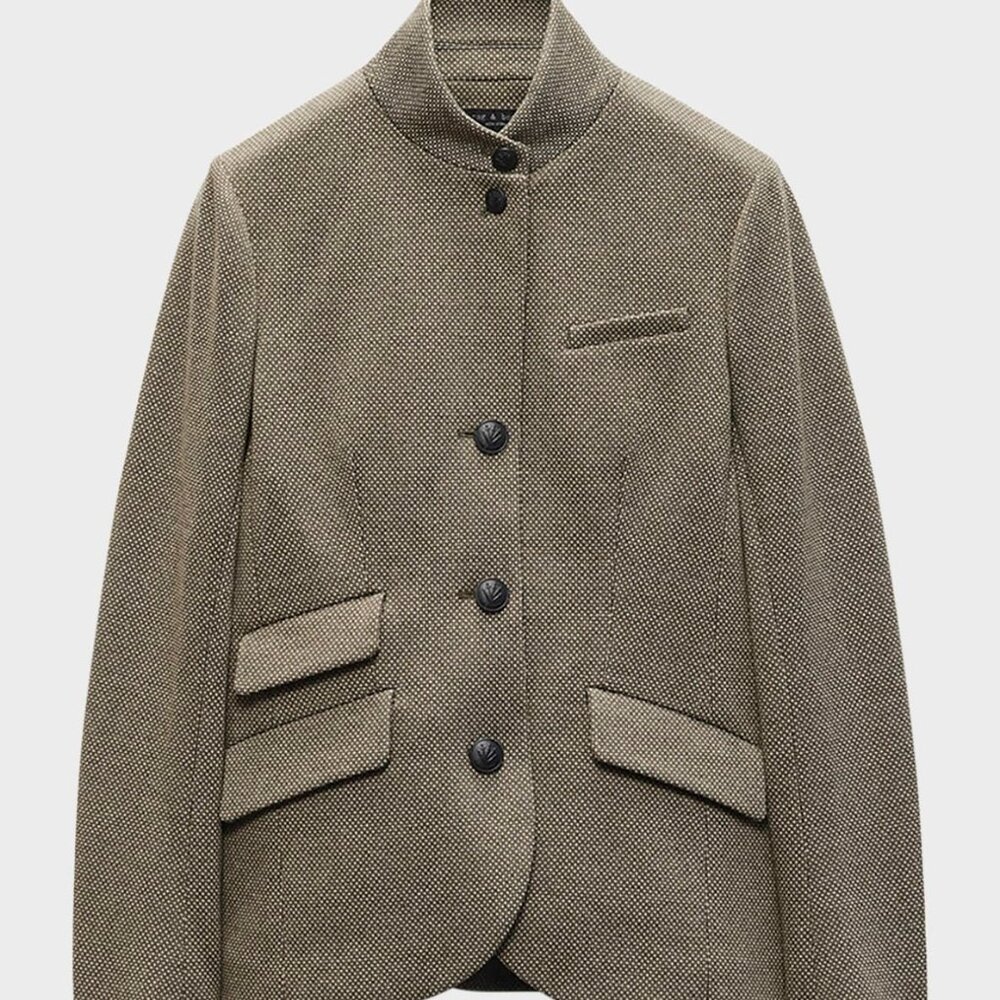 Rag & Bone Slade Italian Jacquard Blazer Size 4